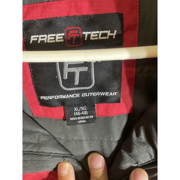 Free Tech Full Zip XL Winter Jacket Streetwear Performance Lined Long Length - Picture 7 of 8